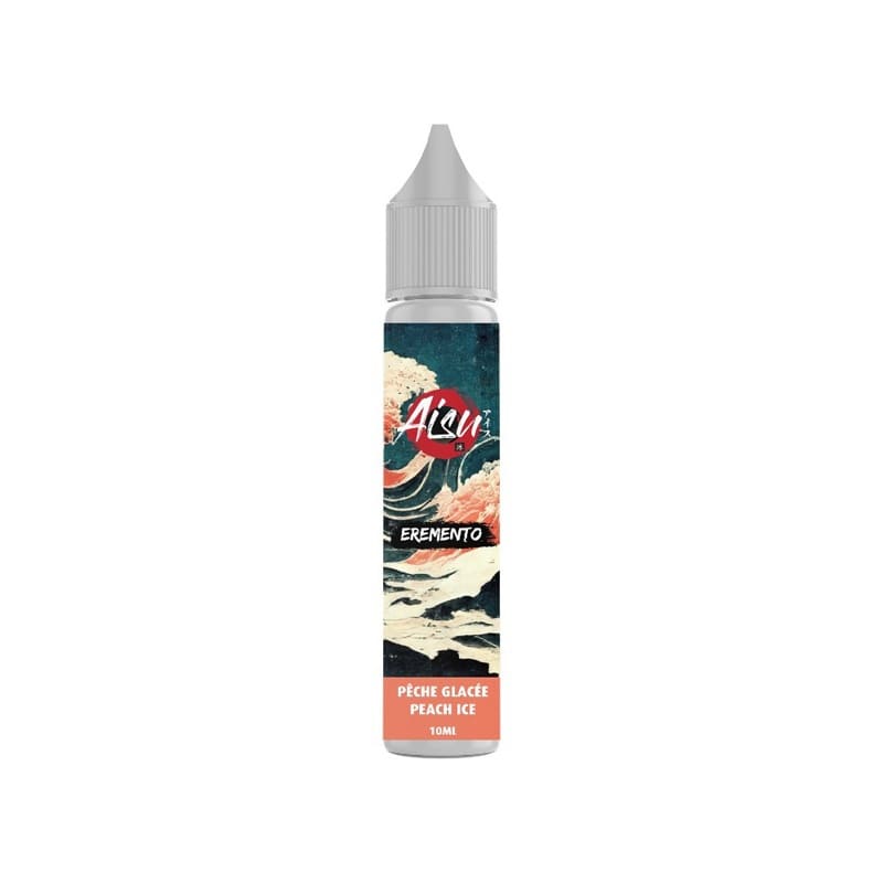 Sel de Nicotine Aisu Eremento Pêche Glacée 10ml 10 mg | VAPEVO