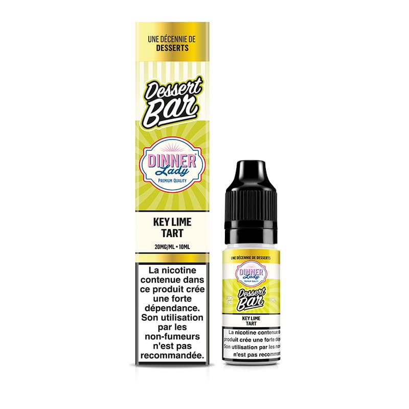 Sel de Nicotine Dinner Lady Dessert Bar Key Lime Tart 10ml 10 mg | VAPEVO