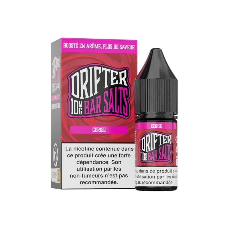 Sel de Nicotine Drifter Bar Salts Cerise 10ml 10 mg | VAPEVO