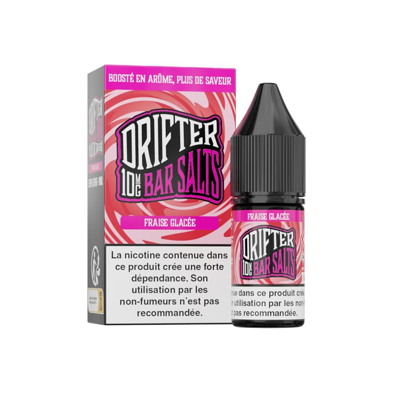 Sel de Nicotine Drifter Bar Salts Fraise Glacée 10ml 10 mg | VAPEVO