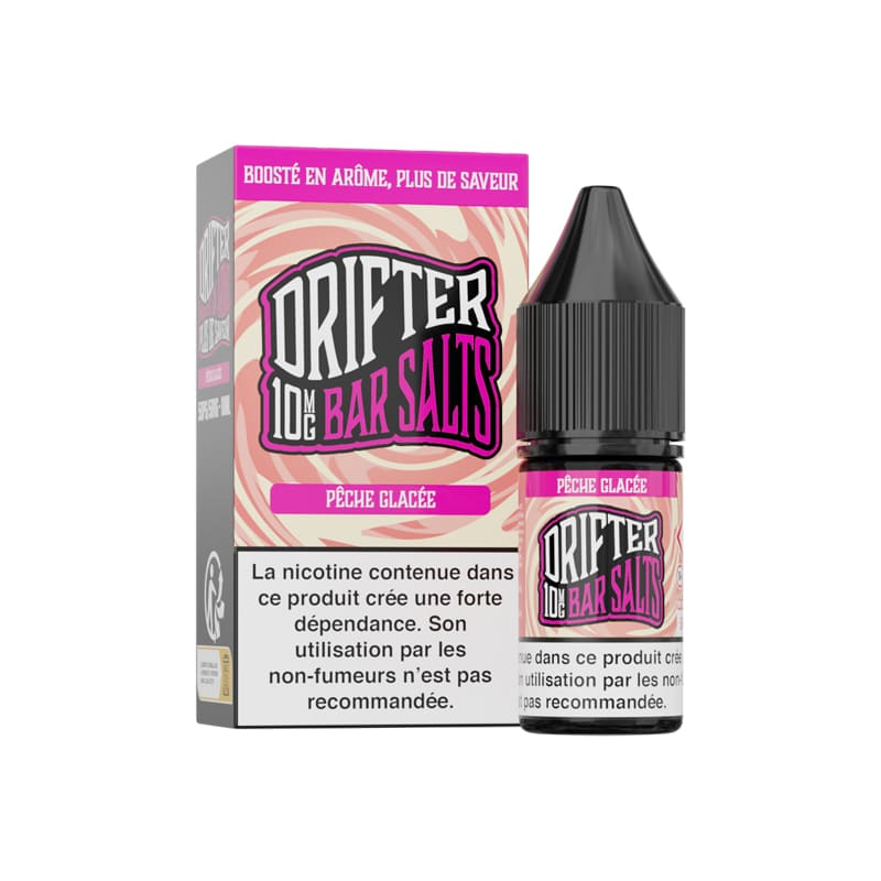Sel de Nicotine Drifter Bar Salts Pêche Glacée 10ml 10 mg | VAPEVO