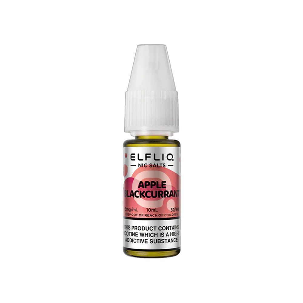 Sel de Nicotine Elfbar Elfliq Apple Blackcurrant 10ml 10 mg | VAPEVO
