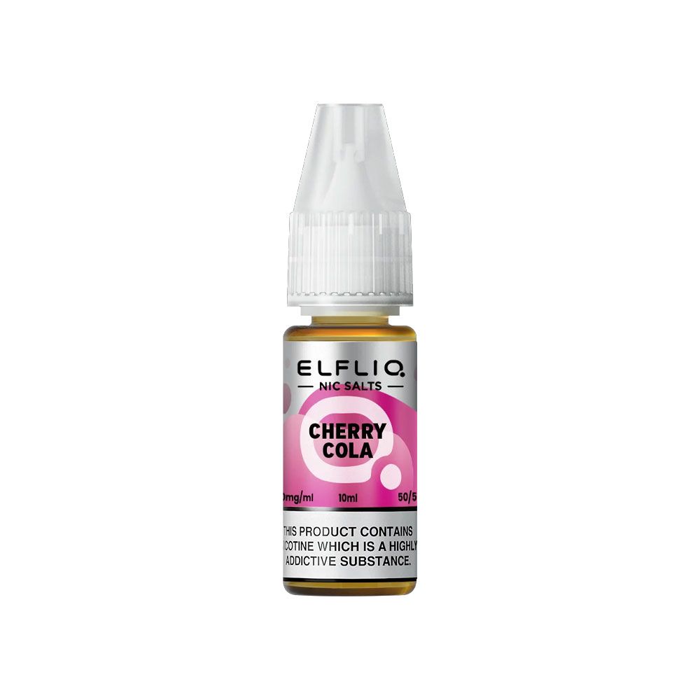 Sel de Nicotine Elfbar Elfliq Cherry Cola 10ml 10 mg | VAPEVO