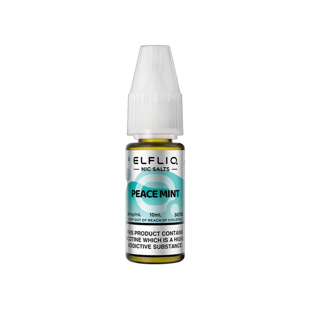 Sel de Nicotine Elfbar Elfliq Peace Mint 10ml 10 mg | VAPEVO
