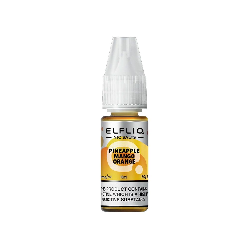 Sel de Nicotine Elfbar Elfliq Pineapple Mango Orange 10ml 10 mg | VAPEVO