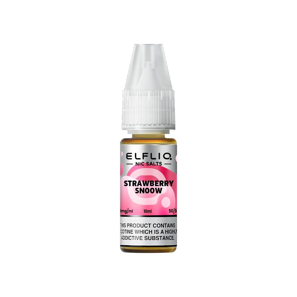Sel de Nicotine Elfbar Elfliq Strawberry Snoow 10ml 10 mg | VAPEVO