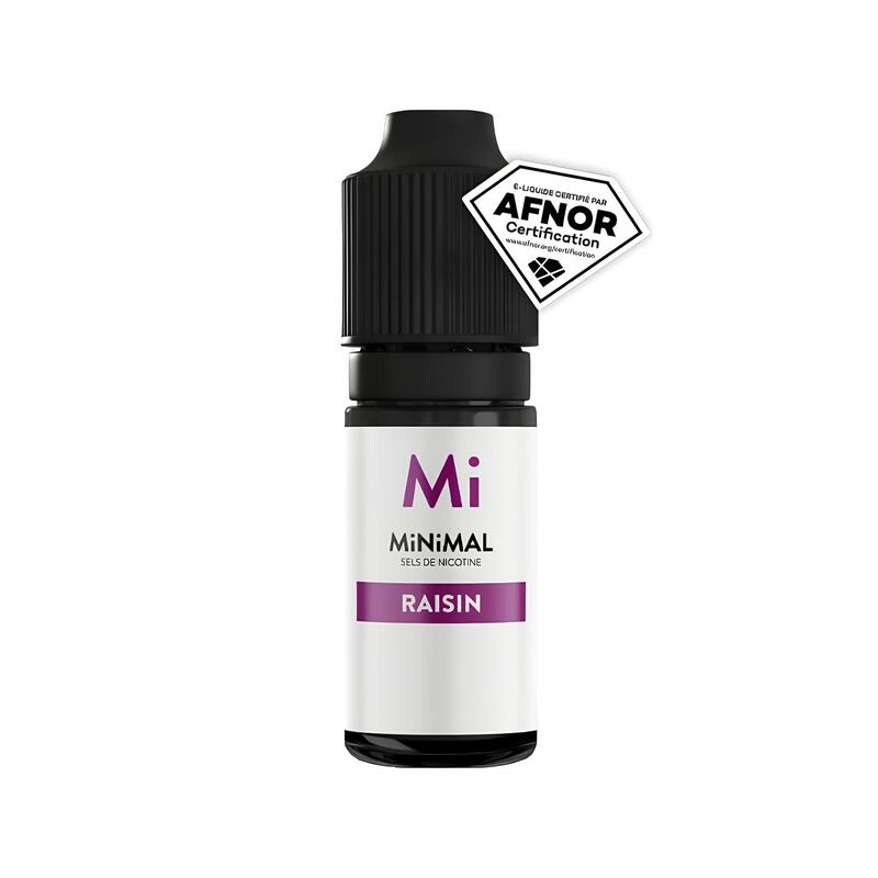Sel de Nicotine Fuu Minimal Raisin 10ml 5 mg | VAPEVO