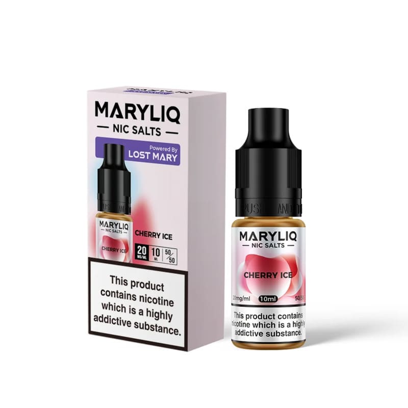 Sel de Nicotine Lost Mary Maryliq Cherry Ice 10ml 10 mg | VAPEVO