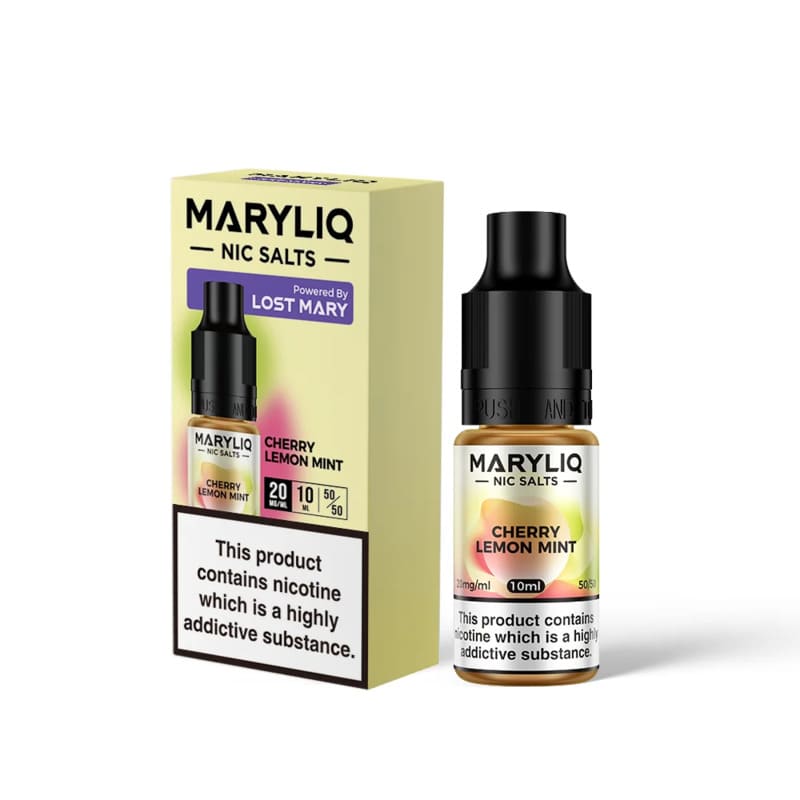 Sel de Nicotine Lost Mary Maryliq Cherry Lemon Mint 10ml 10 mg | VAPEVO