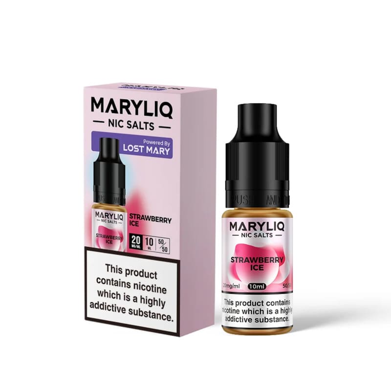 Sel de Nicotine Lost Mary Maryliq Strawberry Ice 10ml 10 mg | VAPEVO