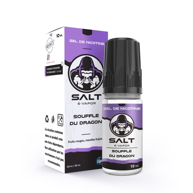 Sel de Nicotine Salt E-Vapor Souffle du Dragon 10ml 10 mg | VAPEVO