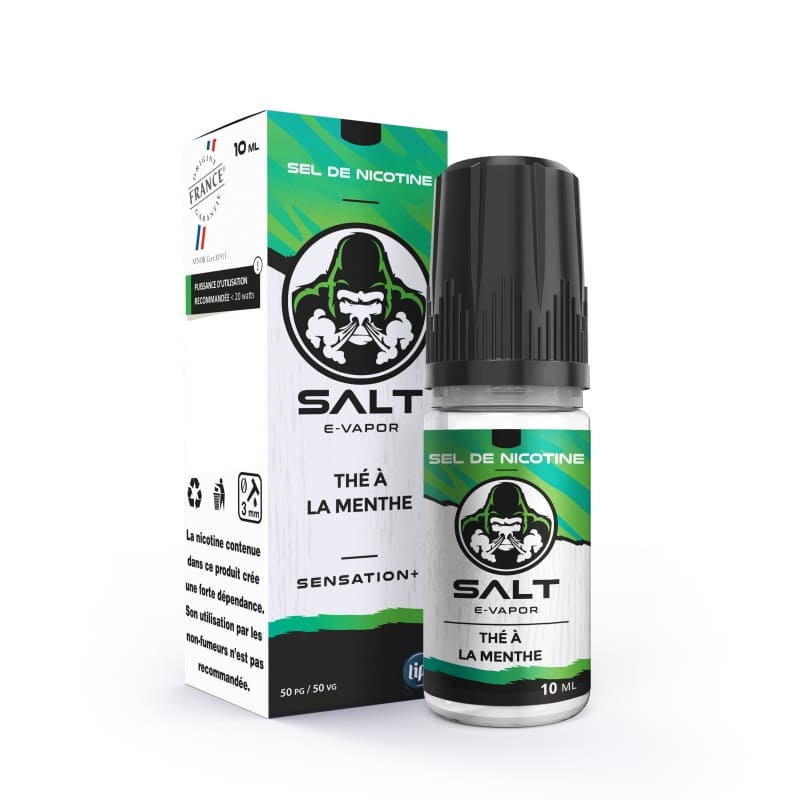 Sel de Nicotine Salt E-Vapor Thé à la Menthe 10ml 10 mg | VAPEVO