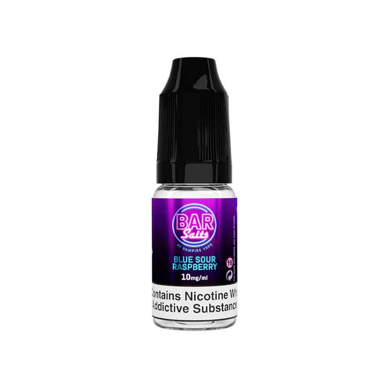 Sel de Nicotine Vampire Vape Bar Salts Blue Sour Raspberry 10ml 10 mg | VAPEVO