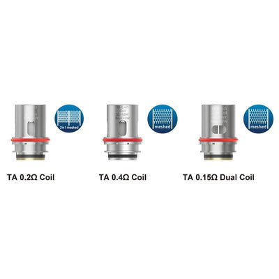 SMOKTECH TA Meshed Coils - Pack de 5 Résistances-0.15 ohm-VAPEVO