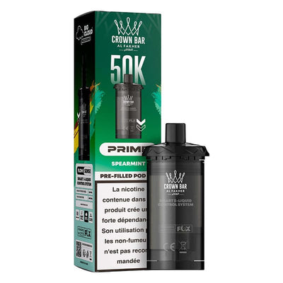 Cartouches HyperMax Prime Crown Bar 50K 2x10ml - Al Fakher