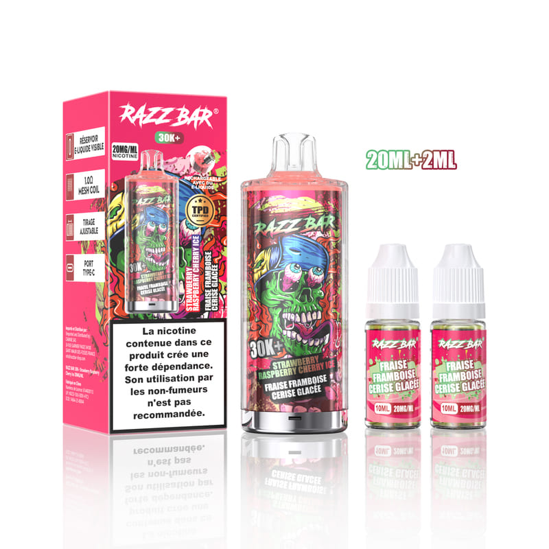 Kit Razz Bar 30K 20mg