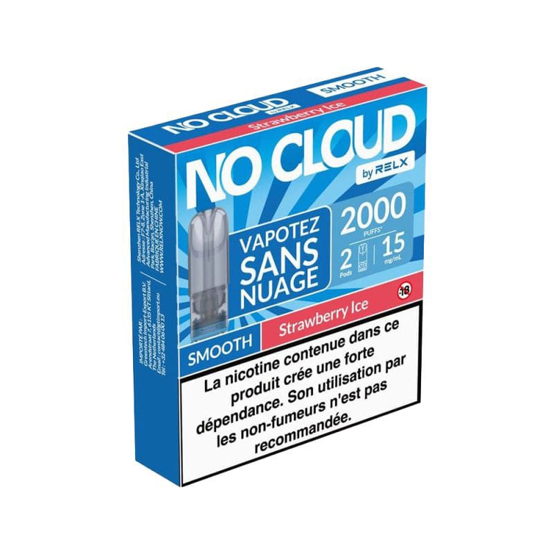 Cartouches Relx No Cloud Smooth 2ml - Pack de 2