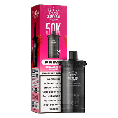 Cartouches HyperMax Prime Crown Bar 50K 2x10ml - Al Fakher