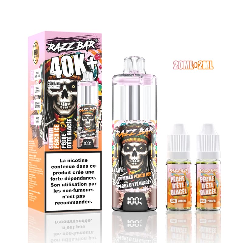 Kit Razz Bar 40K 20mg