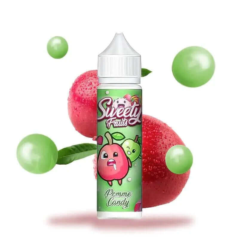 SWEETY FRUITS E-liquide Pomme Candy 50ml-0 mg-VAPEVO