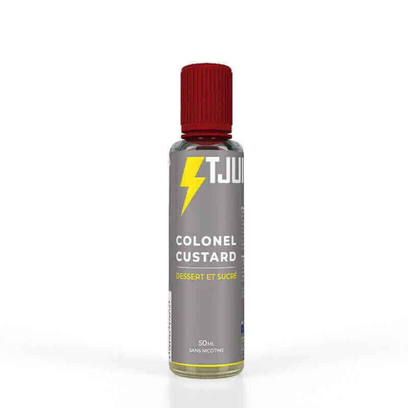 T-JUICE Colonel Custard - E-liquide 50ml-0 mg-VAPEVO