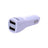 TEKMEE Chargeur Voiture USB Allume Cigare - 2 Ports 2.1A-White-VAPEVO