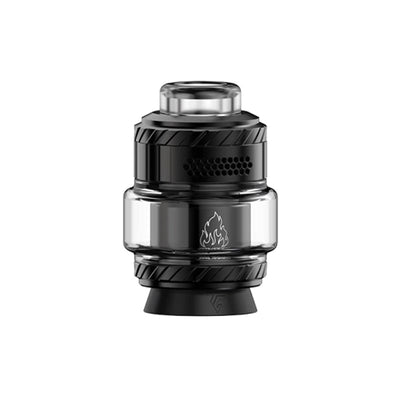 THUNDER CLOUD X MIKE VAPES Blaze Pro Max - Atomiseur RTA 5.5ml 28mm Silver Black | VAPEVO