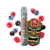 TRIBAL FORCE Tribal Puff - Pod Jetable 600 Puffs Système LED-0 mg-Mix Berries-VAPEVO