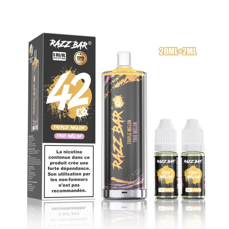 Kit Razz Bar 42K 6mg