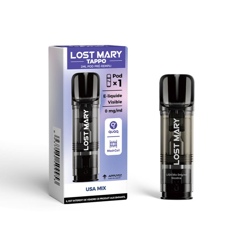 Pods Lost Mary Tappo - 2ml 600 Puffs 0mg