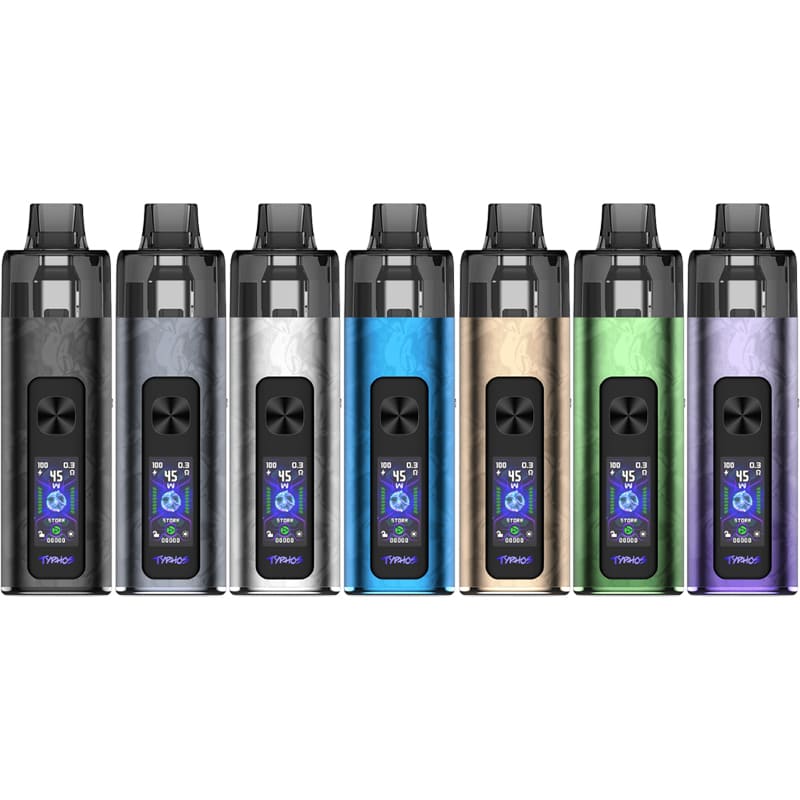UWELL Typhos MTL/RDL - Kit E-Cigarette 45W 2000mAh 6ml-Cement Gray-VAPEVO