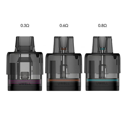 UWELL Typhos - Pack de 2 Cartouches Pod 6ml-0.3 ohm-VAPEVO