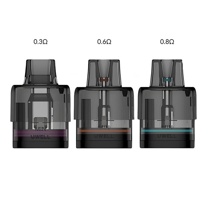 UWELL Typhos - Pack de 2 Cartouches Pod 6ml-0.3 ohm-VAPEVO
