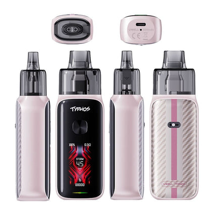 UWELL Typhos Pro - Kit E-Cigarette 45W 3000mAh 6ml-Creamy Azure-VAPEVO