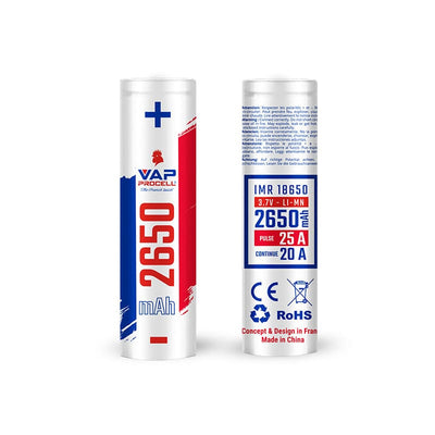 VAP PROCELL Accu IMR 18650 2650mAh | VAPEVO