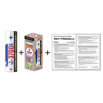 VAP PROCELL Accu IMR 18650 3700mAh-VAPEVO