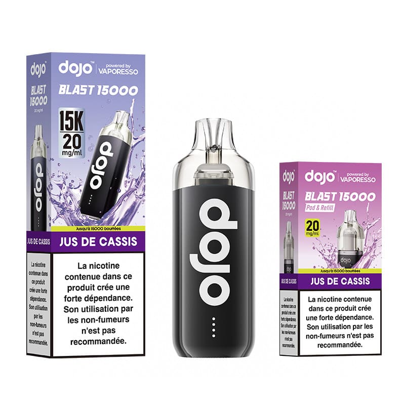 VAPORESSO Dojo Blast 30K - Puff Rechargeable 30000 Puffs-20 mg-Fraise Kiwi-VAPEVO