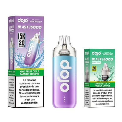 VAPORESSO Dojo Blast 30K - Puff Rechargeable 30000 Puffs-20 mg-Kiwi Passion Goyave-VAPEVO