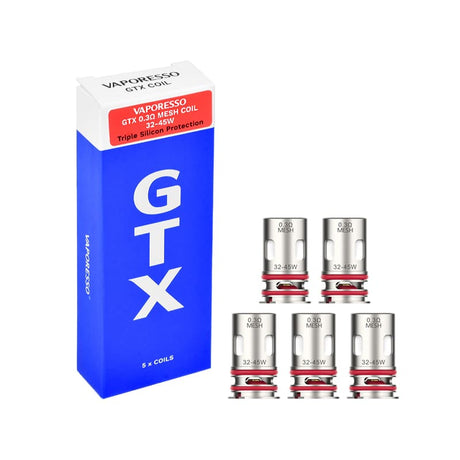 VAPORESSO GTX V2 - Pack de 5 Résistances-GTX-2 0.3 ohm-VAPEVO