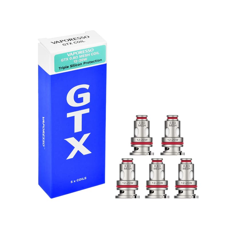 VAPORESSO GTX V2 - Pack de 5 Résistances-GTX-2 0.8 ohm-VAPEVO