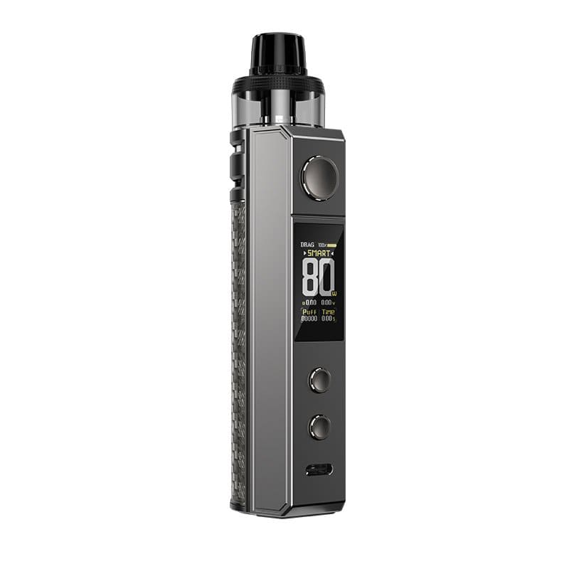 VOOPOO Drag H80S - Kit E-Cigarette 80W 4.5ml-Black-VAPEVO