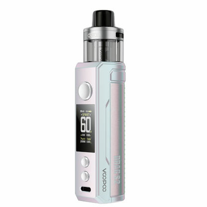 VOOPOO Drag S2 - Kit E-Cigarette 60W 2500mAh 5ml-Pearl White-VAPEVO