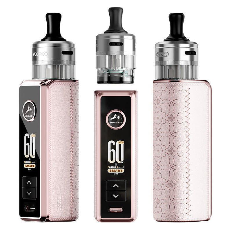 VOOPOO Drag S3 - Kit E-Cigarette 60W 3000mAh 5ml-White-VAPEVO