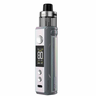 VOOPOO Drag X2 - Kit E-Cigarette 80W 5ml Colorful Silver | VAPEVO