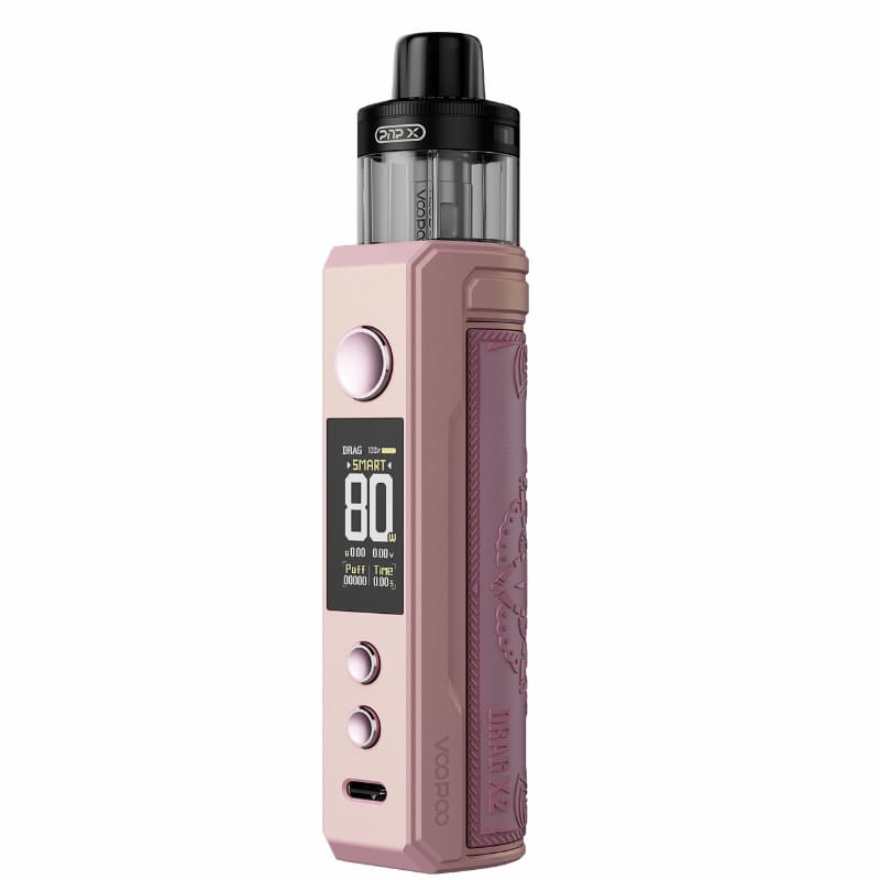VOOPOO Drag X2 - Kit E-Cigarette 80W 5ml-Glow Pink-VAPEVO