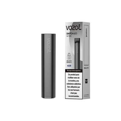 VOZOL Switch 600 - Batterie 400mAh Black | VAPEVO