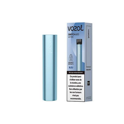 VOZOL Switch 600 - Batterie 400mAh Blue | VAPEVO
