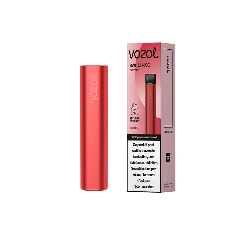VOZOL Switch 600 - Pod Jetable Rechargeable 600 Puffs-Red-VAPEVO