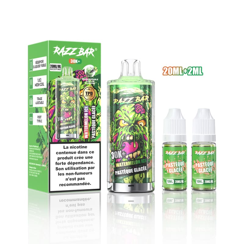 Kit Razz Bar 30K 20mg