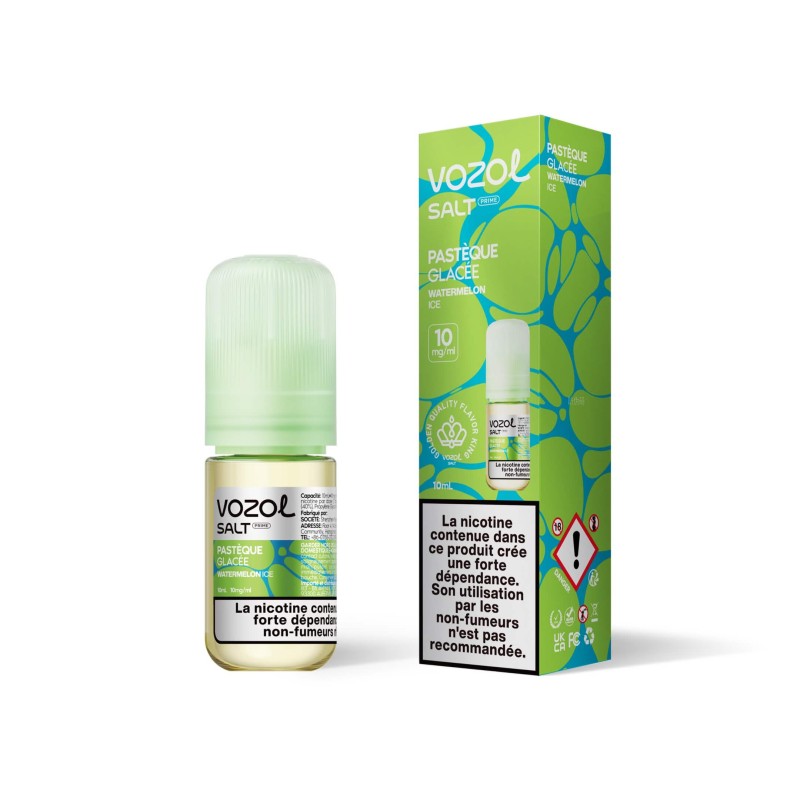 E-liquide Sel de Nicotine Pastèque Glacée 10ml - Vozol